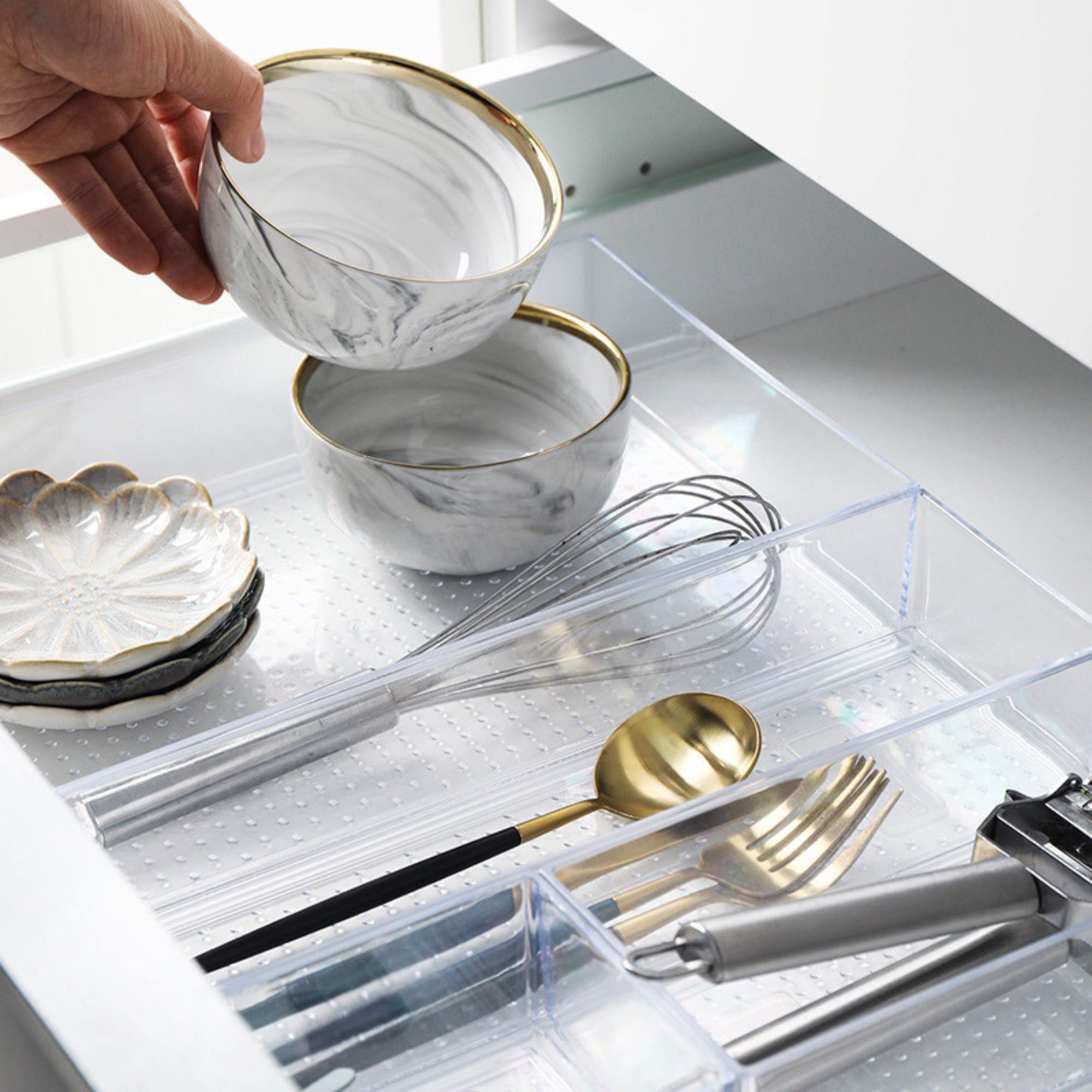 Clear Drawer Organiser – Deep Size