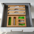 Bamboo Wrap & Bag Organiser Set