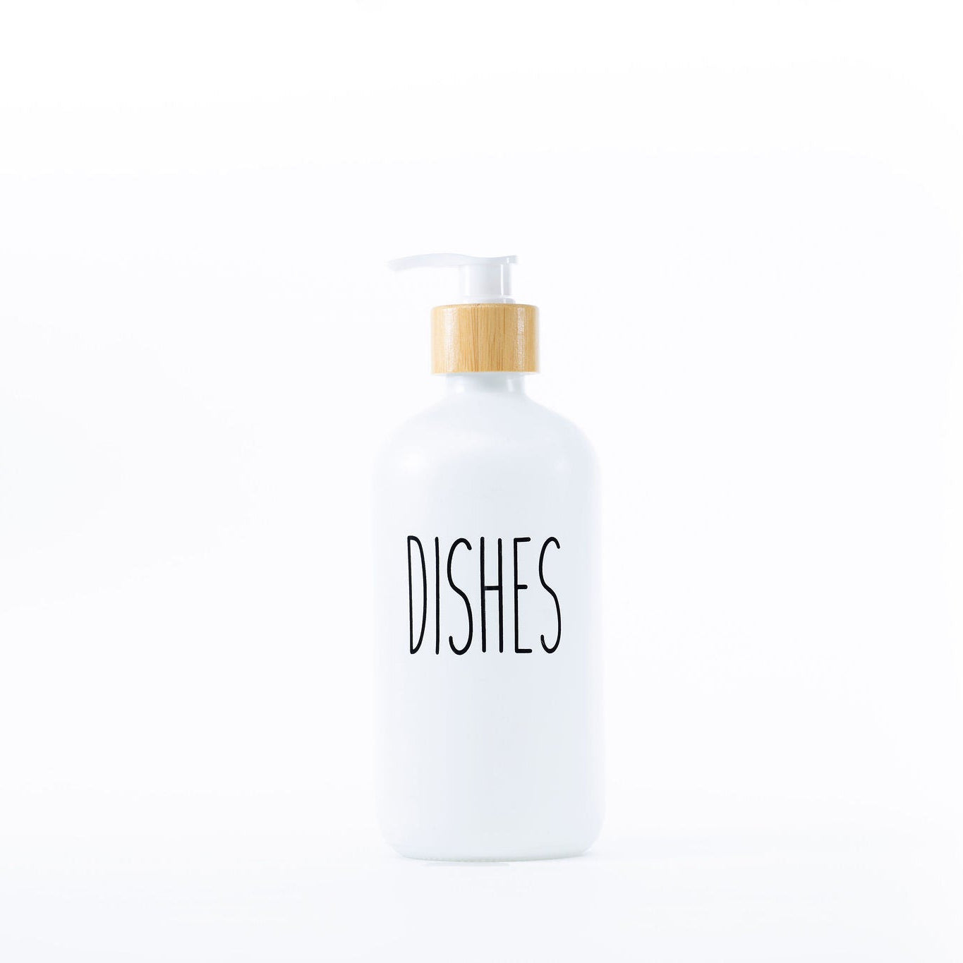 500ml Glass Pump Bottle Set – Bamboo Tray