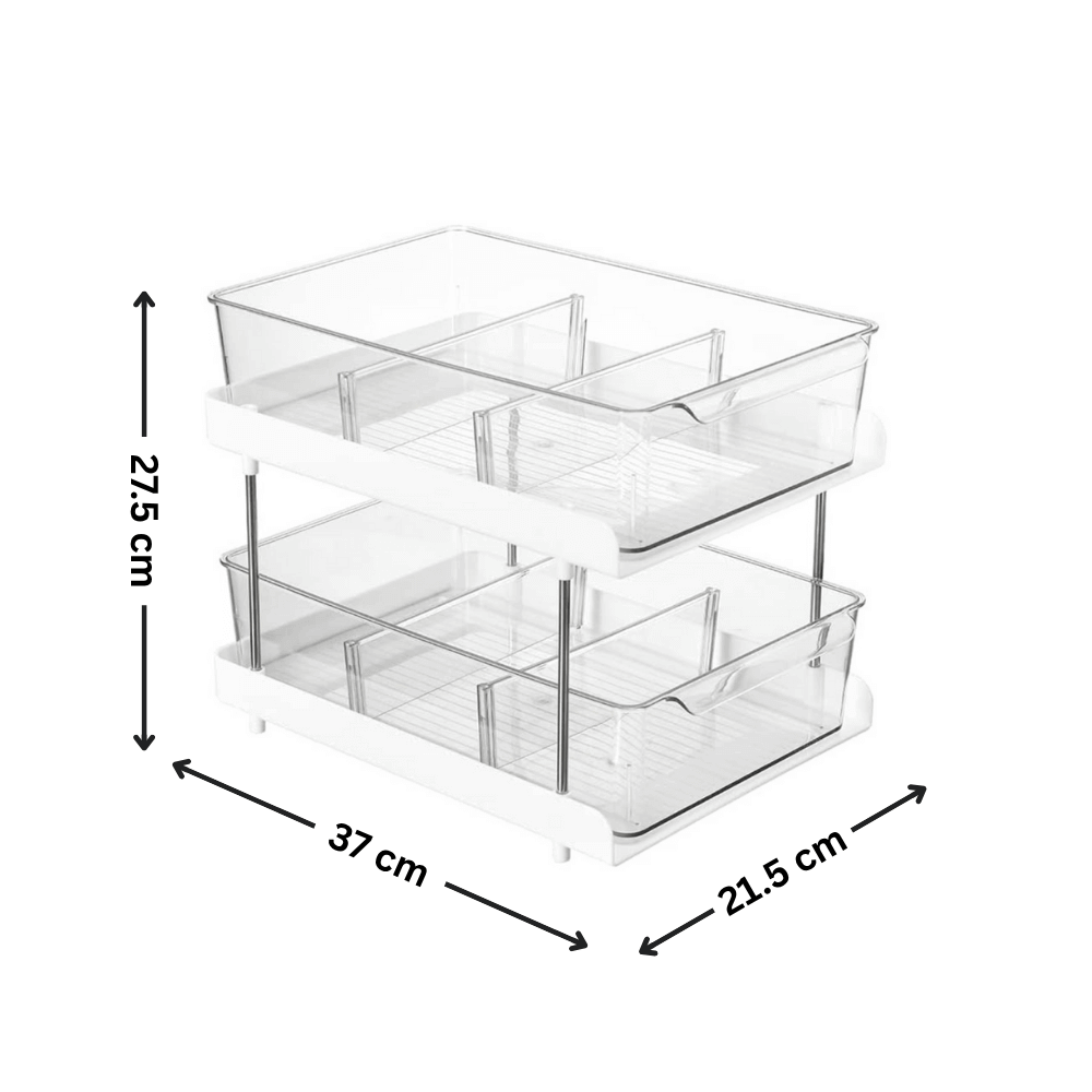 Under Sink Organiser – Slide-Out Drawer Set